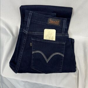 Dark 512 perfectly slimming blue bootcut Blue Denim Jeans pants